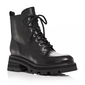 Marc Fisher LTD. Lucien Lace Up Combat Boots, Black Size 11  New in Box $249