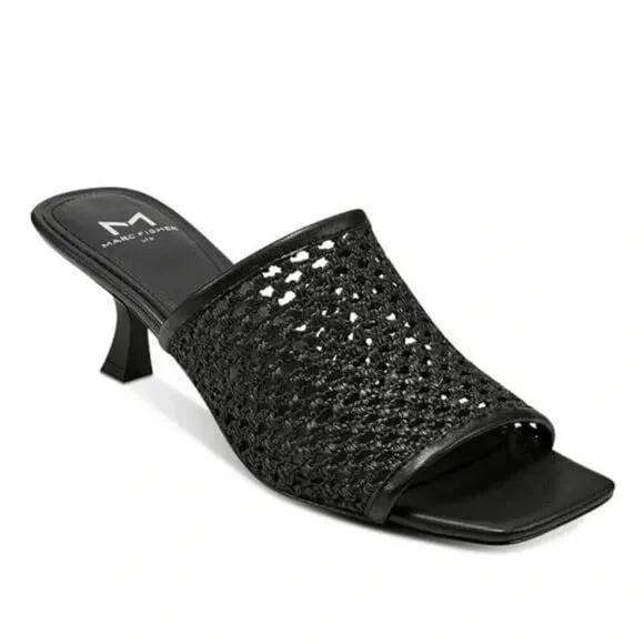 Marc Fisher LTD. Women's Juliette Slip On Woven Sandals Size 9.5 (MSRP $130)