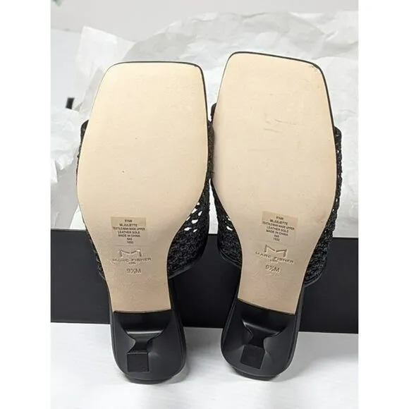 Marc Fisher LTD. Women's Juliette Slip On Woven Sandals Size 9.5 (MSRP $130)