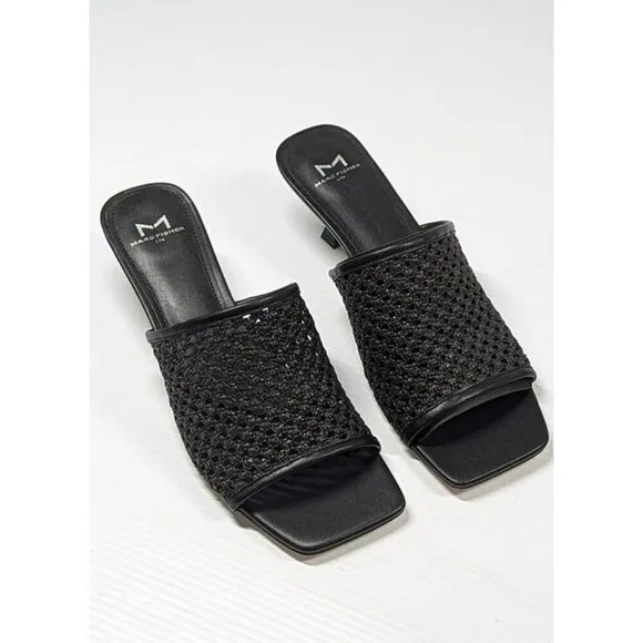 Marc Fisher LTD. Women's Juliette Slip On Woven Sandals Size 9.5 (MSRP $130)
