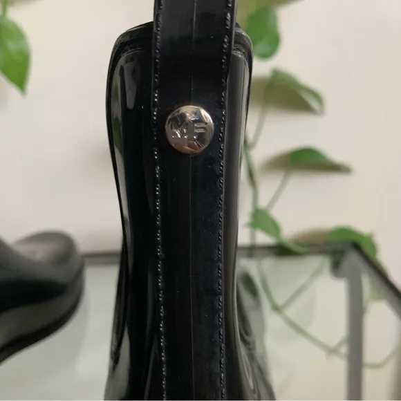 Marc Fisher Rainy2 Black Chelsea Rain Boots Size 8