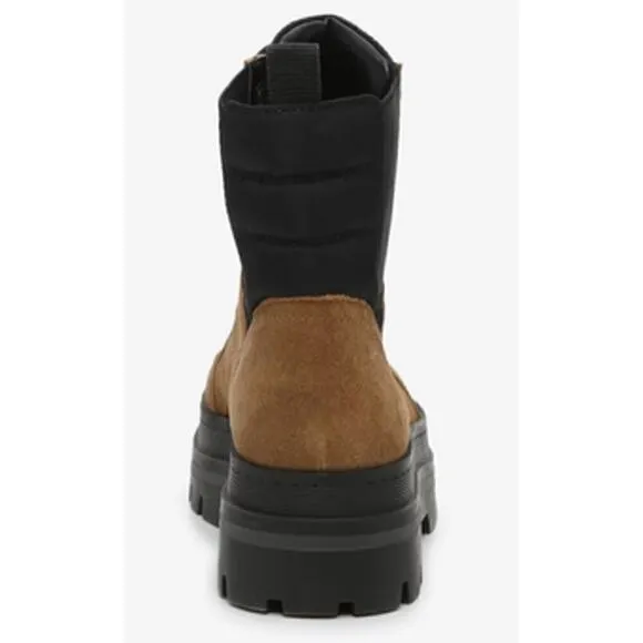 Marc Fisher Sashia Boot Platform Combat Brown Black NWT 8.5