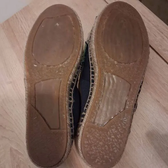 Marc Jacobs Embroidered Canvas Espadrilles Size 8