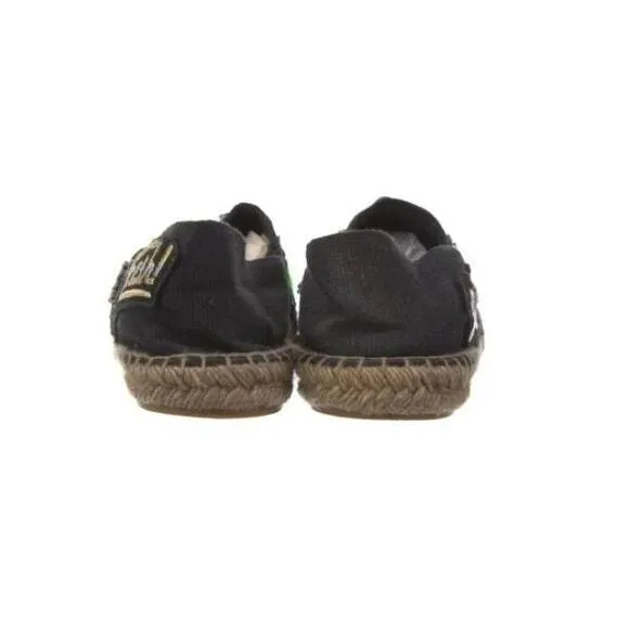 Marc Jacobs Embroidered Canvas Espadrilles Size 8