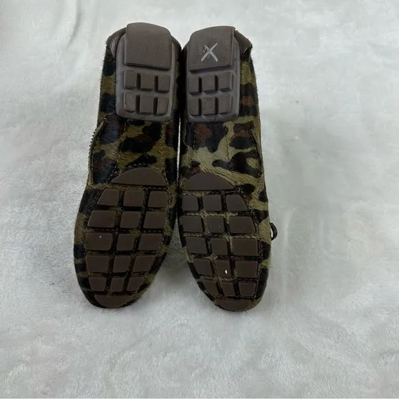 Marc Joseph 6 Cypress Hill Driving Loafers Exotic Animal Print Calf Hair Leather