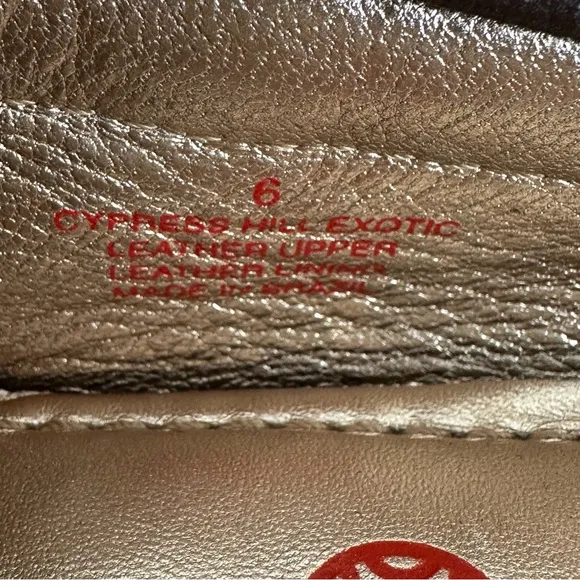 Marc Joseph 6 Cypress Hill Driving Loafers Exotic Animal Print Calf Hair Leather