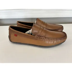 Marc Joseph New York Mens Hamilton Penny Strap Driving Tan Loafers Size 8