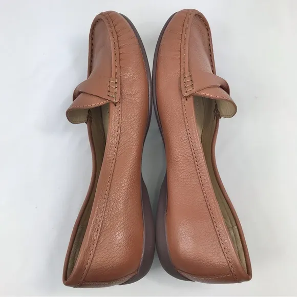 Marc Joseph NY Beverly Road Soft Brown Leather Slip On Moccasin Driving Loafers