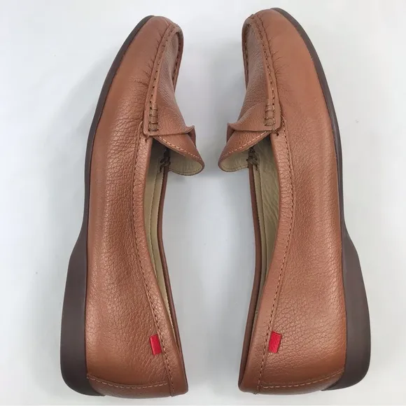 Marc Joseph NY Beverly Road Soft Brown Leather Slip On Moccasin Driving Loafers