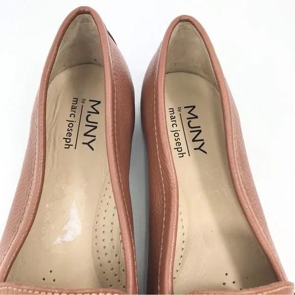 Marc Joseph NY Beverly Road Soft Brown Leather Slip On Moccasin Driving Loafers
