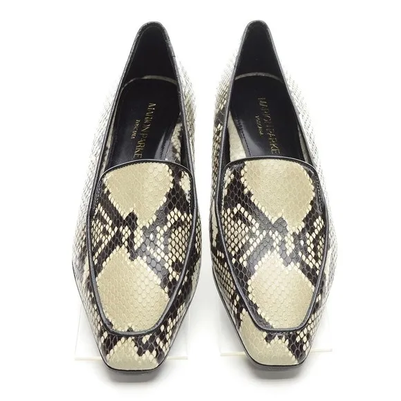 Marion Parke Caroline Python Ballet Flat 36.5 New