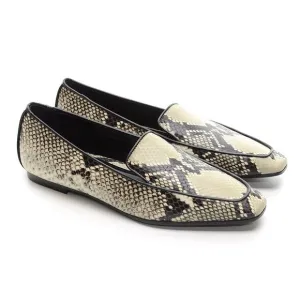 Marion Parke Caroline Python Ballet Flat 36.5 New