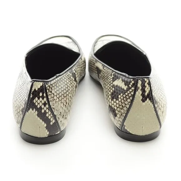 Marion Parke Caroline Python Ballet Flat 36.5 New