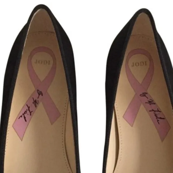 Mark Fisher Ballet Flats Black Leather Suede Sz 9 NWB