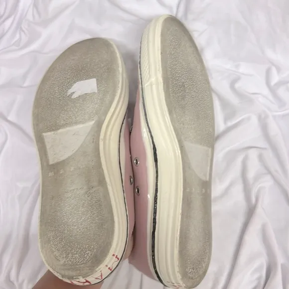 Marni Three Tone Low-Top Sneakers pink white size 39/9
