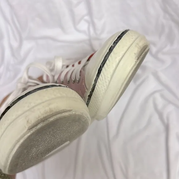 Marni Three Tone Low-Top Sneakers pink white size 39/9