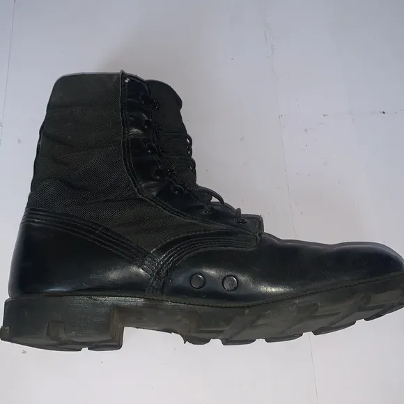 McRae Combat Boots Black Panama Men’s Size 10.5