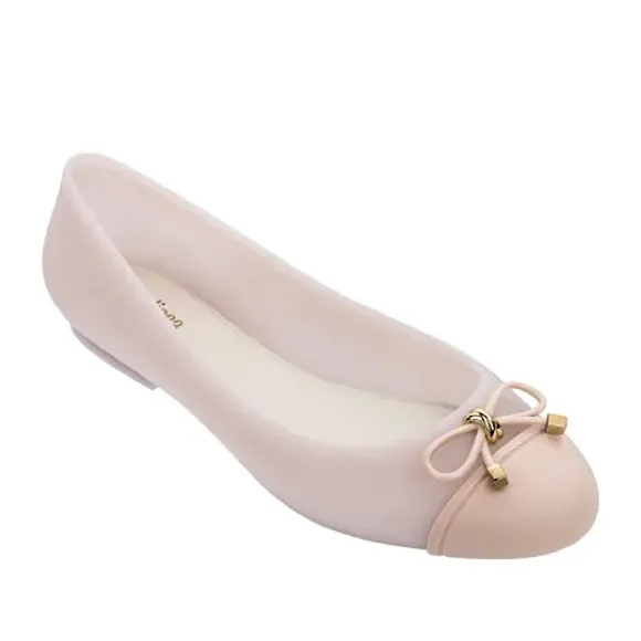 Melissa Doll V Ballet Flat Pink Beige Size 9 New In Box