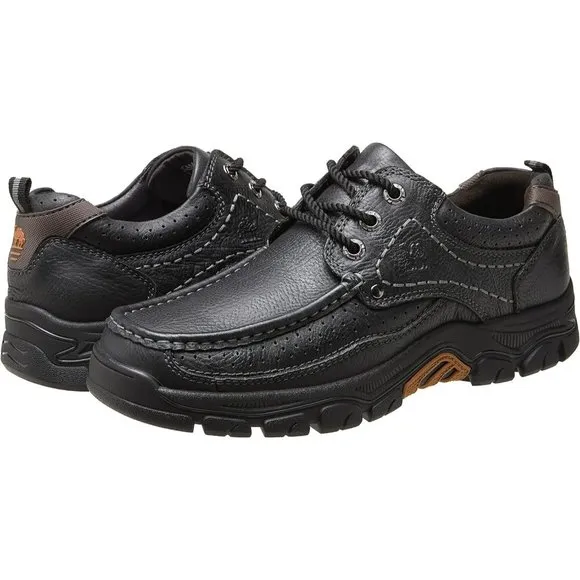Men Casual Loafers Comfortable Walking Shoes Oxford Work Dress Travel-Lace up