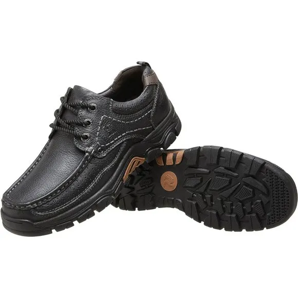Men Casual Loafers Comfortable Walking Shoes Oxford Work Dress Travel-Lace up