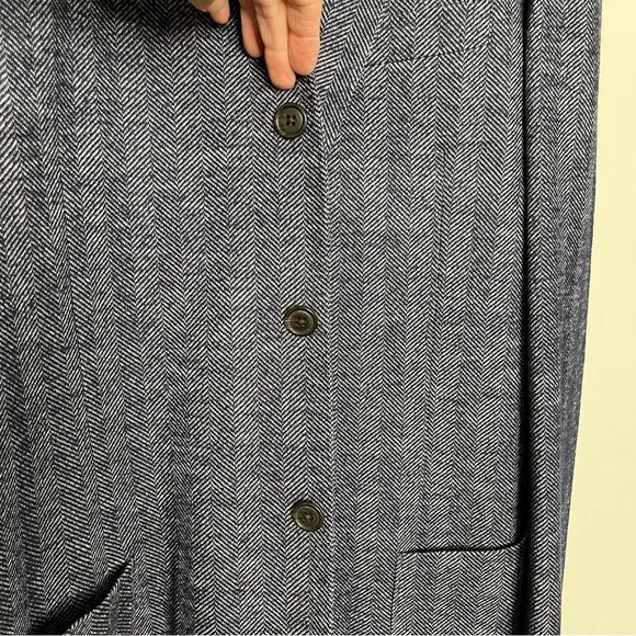 Men’s ammeci Herringbone Tweed Jacket Sports Coat Italy preppy wedding
