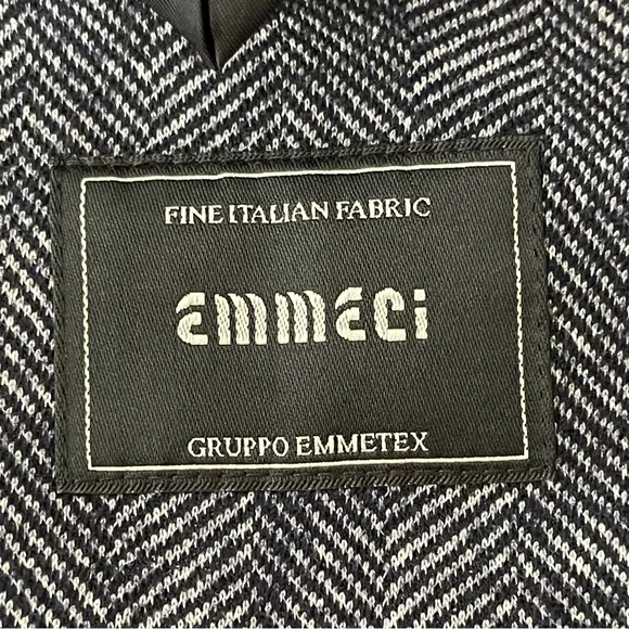 Men’s ammeci Herringbone Tweed Jacket Sports Coat Italy preppy wedding
