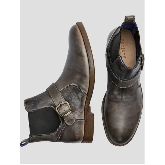 Mens Bed Stu Michelangelo Leather Chelsea Worn In Boots 9.5
