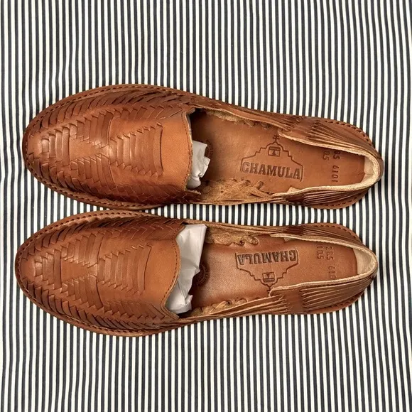 Men's Brown Huarache Loafer Sandals (Cancun)