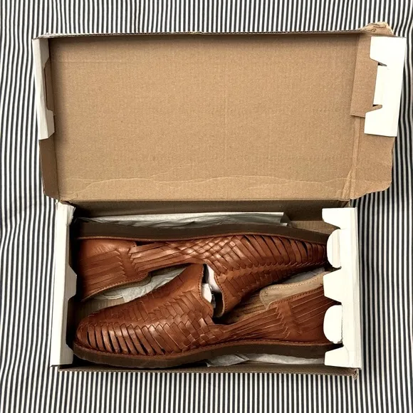 Men's Brown Huarache Loafer Sandals (Cancun)