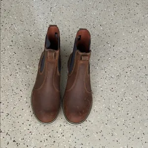 Men's Brown Leather Chelsea Boots L.L Bean 11.5 wide