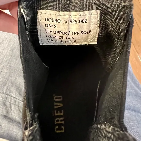 Mens Crevo Danny Chelsea Boot - Black