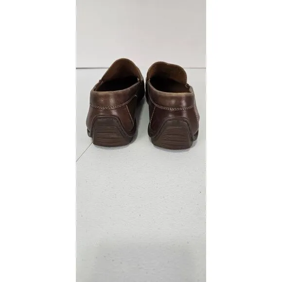 Mens Ecco Classic Driving Shoe Loafer EU 41 US  8.5 Brown Leather Comfort