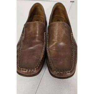 Mens Ecco Classic Driving Shoe Loafer EU 41 US  8.5 Brown Leather Comfort
