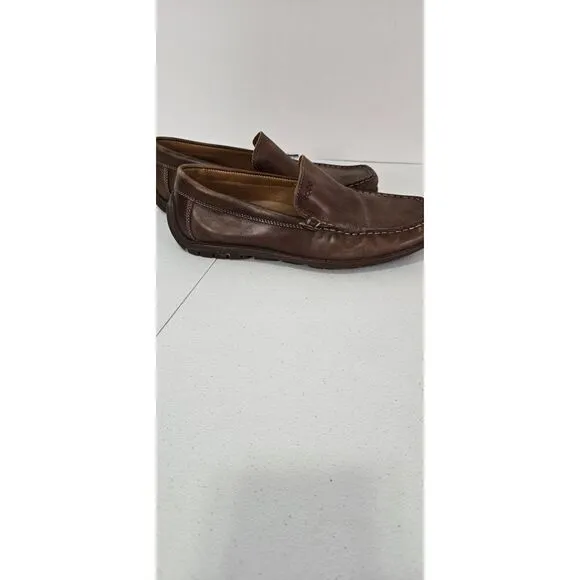 Mens Ecco Classic Driving Shoe Loafer EU 41 US  8.5 Brown Leather Comfort