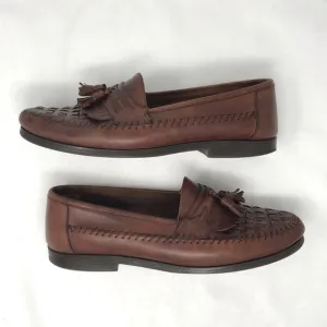 Men’s Georgio Brutini Tassel Leather Slip On Loafers 12D