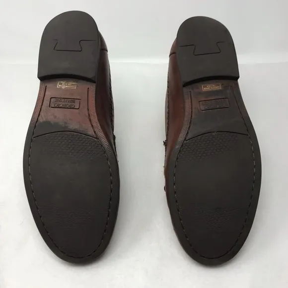 Men’s Georgio Brutini Tassel Leather Slip On Loafers 12D