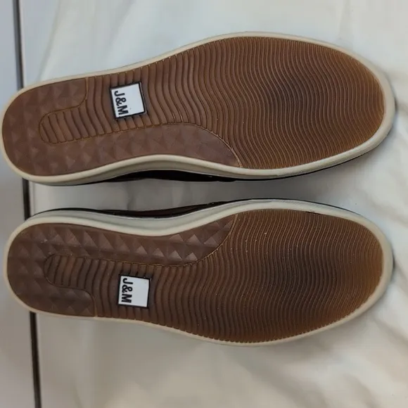 Men’s J&amp;M McGuffey woven slip-on Loafers Sheepskin 9W NWOB