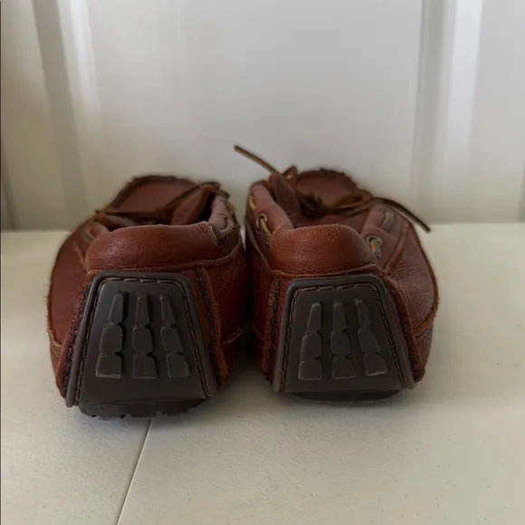 *MEN’S MINNETONKA MOOSEHIDE LOAFERS DRIVING MOCCASINS (sz 8.5)