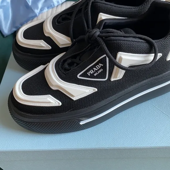 Mens Prada Platform Sneakers