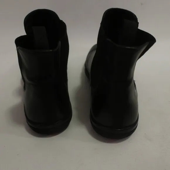 Mens Prada Saffiano Black Leather Chelsea Boots Sz 7