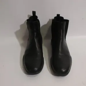 Mens Prada Saffiano Black Leather Chelsea Boots Sz 7