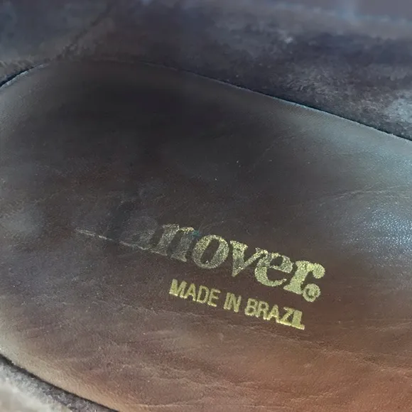 MEN'S VINTAGE 1980 TAN HANOVER LEATHER LOAFERS (8.5)