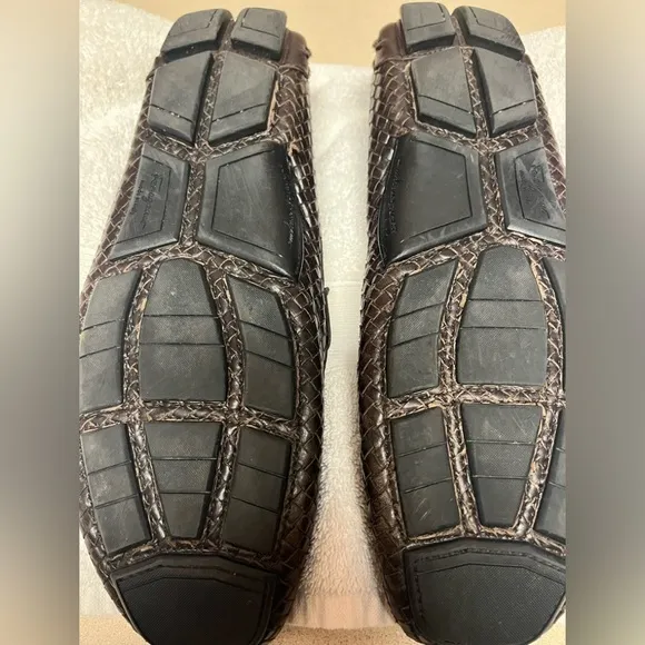 Men’s Woven Ferragamo Loafers size 12D