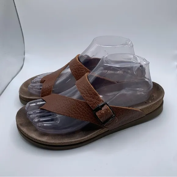 Mephisto Helen brown leather sandals slip on size 39 US 9 women’s 2249