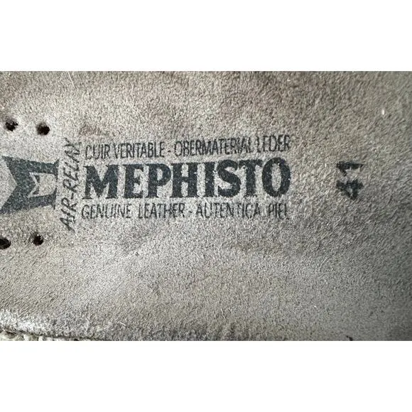 Mephisto Helen Mix Slip on Leather Sandals Size 41 US 11