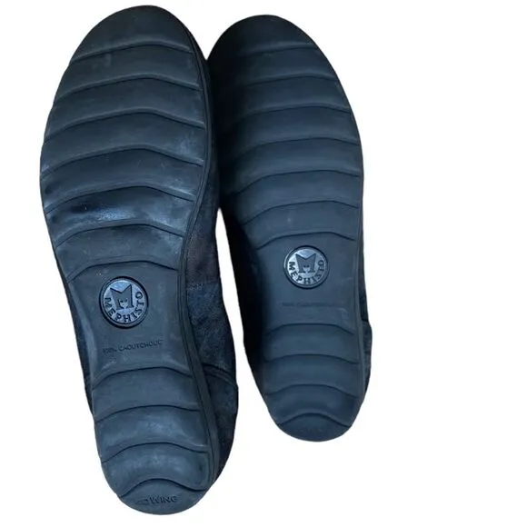 Mephisto Emilie Ballet Flats Petroleum Dark Blue Size 6.5