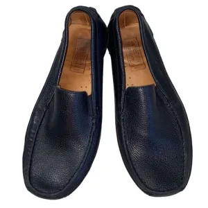 Mercanti Fiorentini Relax Driving Loafers Shoe Black Slip On Moc Toe Mens 10M