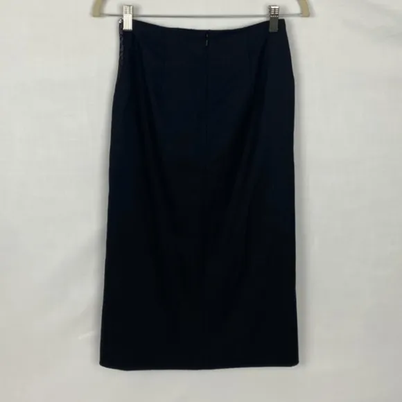 Metallic Leopard Sequin Asymmetrical Slit Pencil Skirt XS - Revolve N12H