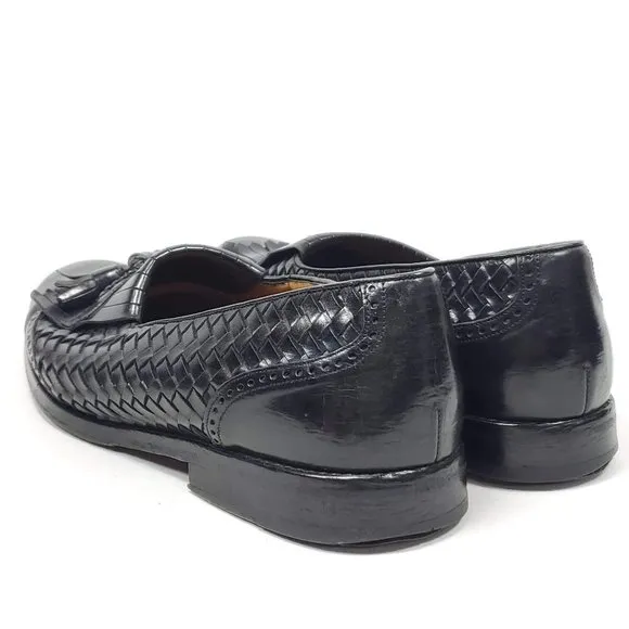 Mezlan Alicante Kiltie Tassel Woven Loafers