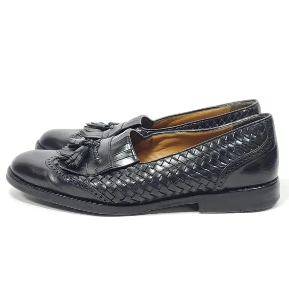 Mezlan Alicante Kiltie Tassel Woven Loafers